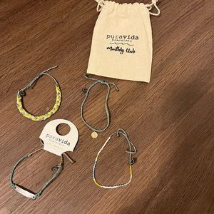 NEVER WORN BEFORE PURA VIDA BRACELETS ***free laptop sticker included ***